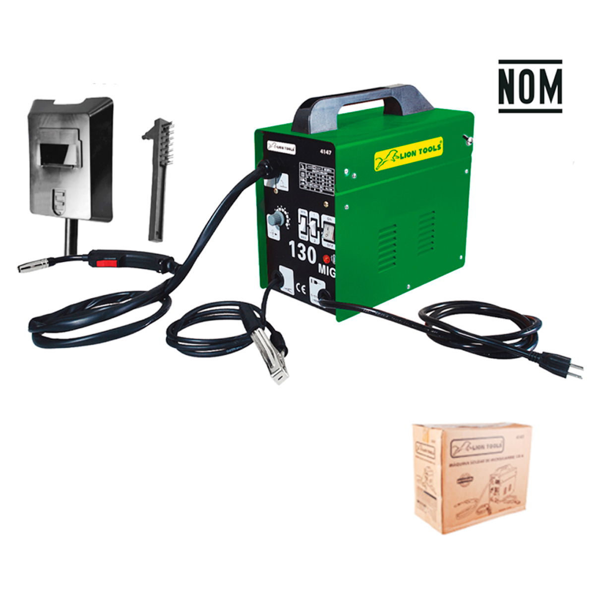 Máquina de soldar microalambre 130 amp sin gas Led and Tools Máquina de soldar microalambre 130 amp sin gas Led and Tools